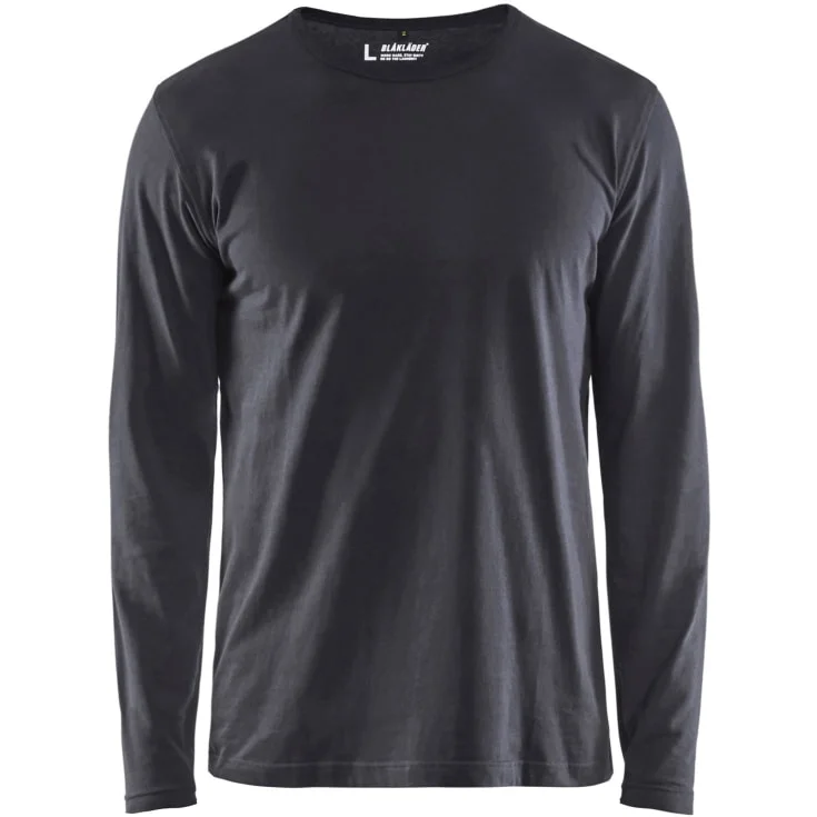 Blåkläder Workwear 35001 langermet t-skjorte, grå, str. XS | 3500-1042-9600_XS