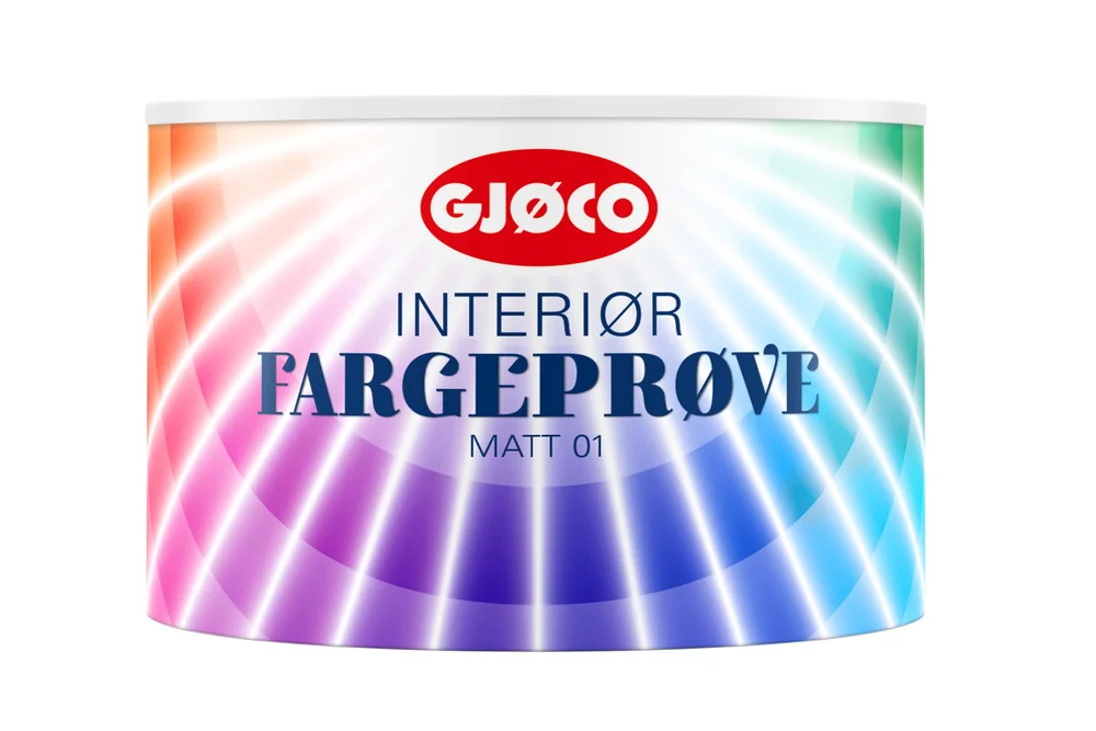 Fargeprøve Interiør hvit base 0,45l v:8947335