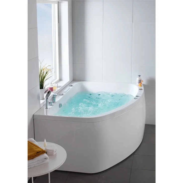 Hafa Aqua 160L Duo Upgrade boblebad, 1550x1166 mm, akryl, hvit | 1443062-00