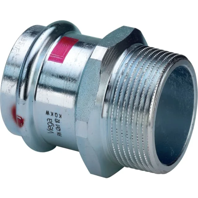 Viega Prestabo overgang, varme, nippel, 28 mm x 3/4" | 641993