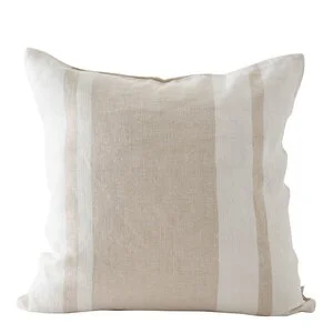 Jules putetrekk i lin 50x50 cm beige striper v:2964718