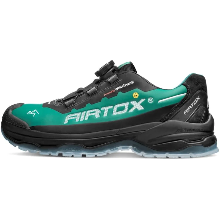 Airtox TX33 vernesko, S3, sort/grønn, str. 44 | TX33_44