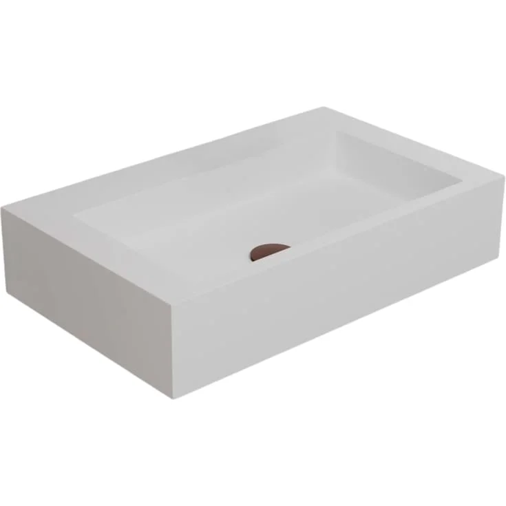 Scandtap Solid SW1 håndvask, 60x37 cm, mat hvid | 46101