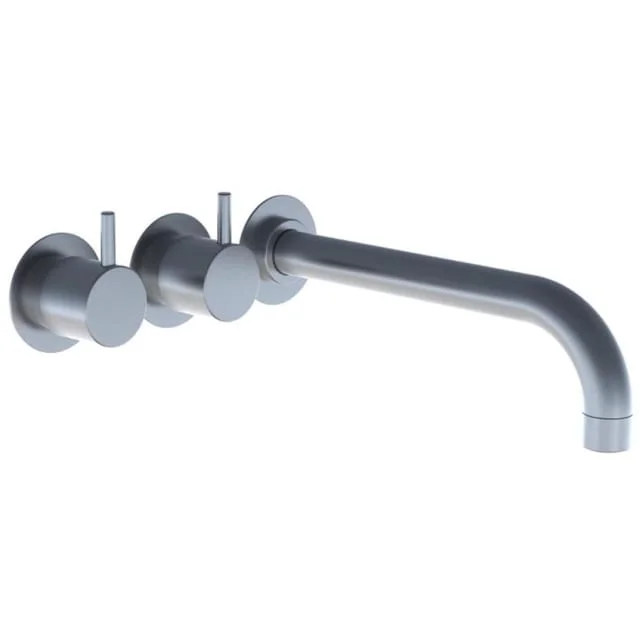 Vola 644DT8 badekarbatteri, 200 mm tut, med hånddusj, sort matt | 644DT8-27 Vola 644DT8 badekarbatteri, 200 mm tut, med hånddusj, sort matt | 644DT8-27