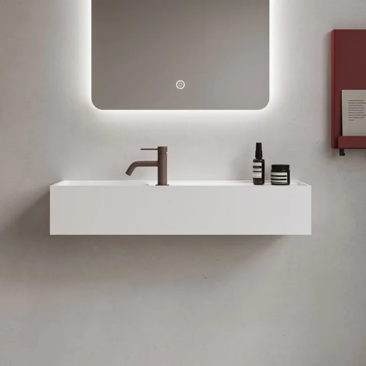 Copenhagen Bath Modul LR 80 servant, 80×25 cm, hvit matt | 40010409 Copenhagen Bath Modul LR 80 servant, 80×25 cm, hvit matt | 40010409