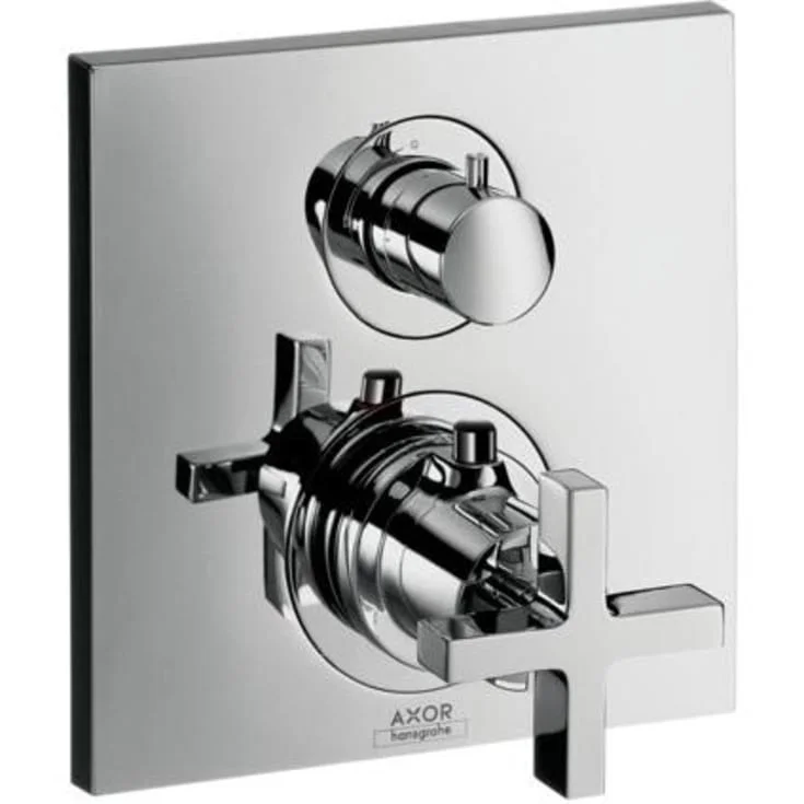 Axor Citterio Termostat, med 1 utløp, for innbygging, krom | 39705000 Axor Citterio Termostat, med 1 utløp, for innbygging, krom | 39705000