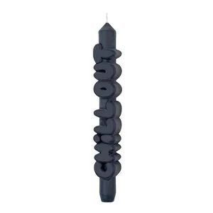 3D kronelys 23 cm CHILL OUT svart v:9126866 3D kronelys 23 cm CHILL OUT svart v:9126866