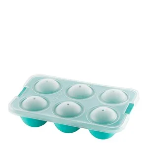 XL isform med lokk for 6 store isballer turkis v:2529685