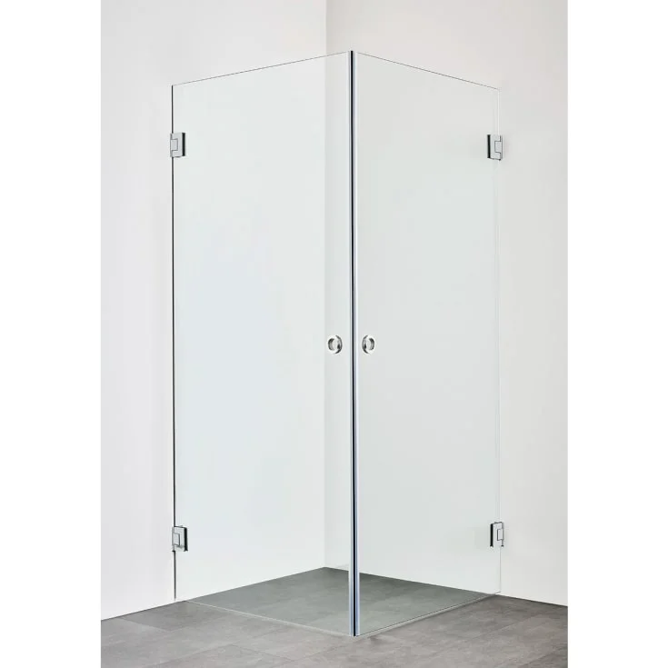 Hafa Infinity dusjnisje, 80x100 cm , klart glass, krom profil | 1451180