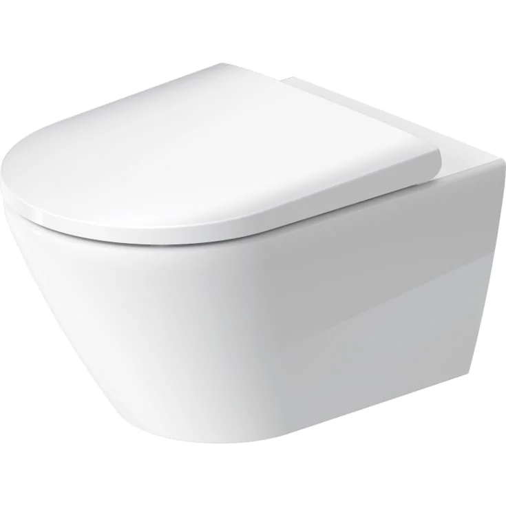 Duravit D-Neo vegghengt toalett, uten skyllekant, hvit | 2577090000