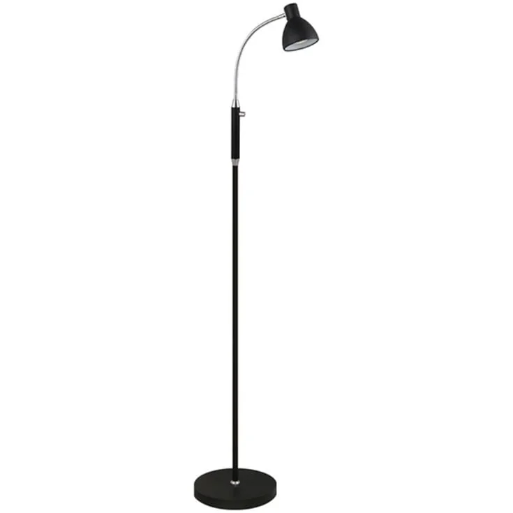 Halo Design Hudson gulvlampe, 1 arm, svart | 716531 Halo Design Hudson gulvlampe, 1 arm, svart | 716531