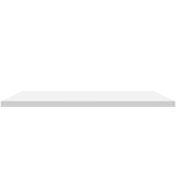 Linn Bad Corian benkeplate, 120x46x1,2 cm, høyre, hvit matt | 3912KMHS