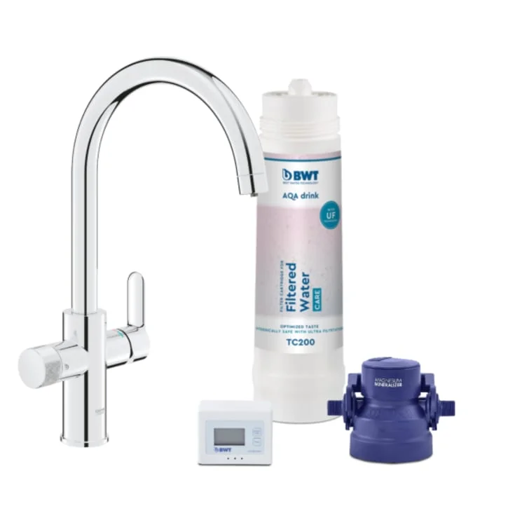 Grohe Pure Home kjøkkenarmatur, filtrert vann, krom | 451100170