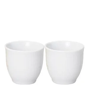 Swedish Grace eggeglass 4 cl 2 stk snø/hvit v:2536060