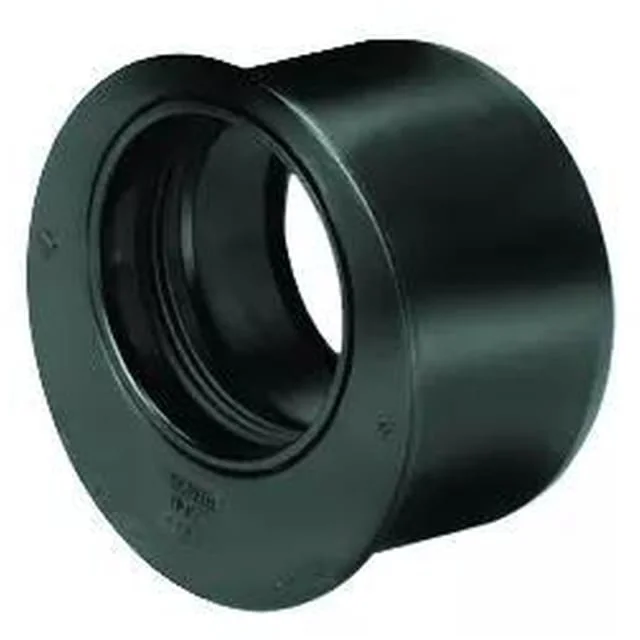 Wavin Wafix 110/50 mm PP reduksjon kort, sort | 2215389