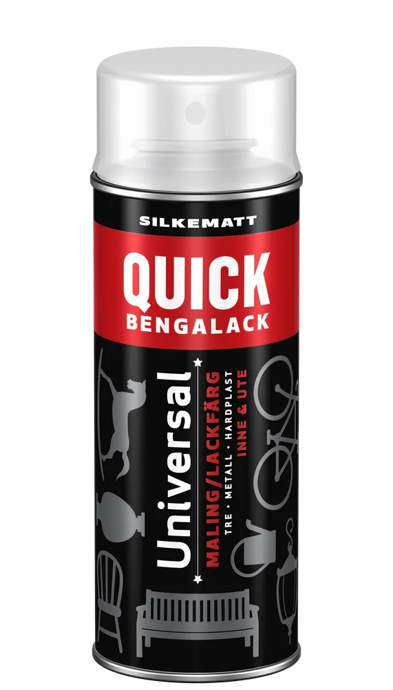 Bengalack spray klar silkematt 400ml v:9112440