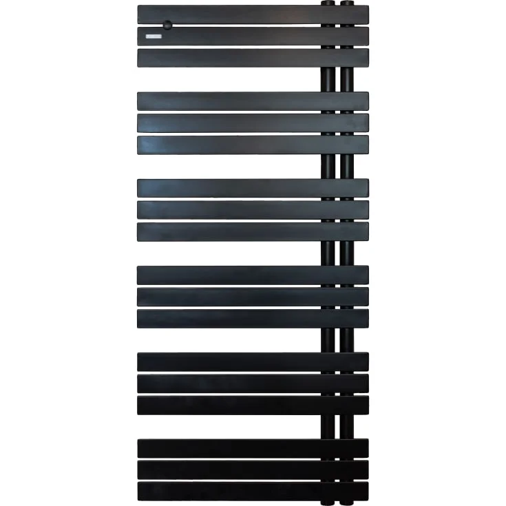 Kriss Stella håndkletørker, kombi, 60x131 cm, matt sort | ST13160S