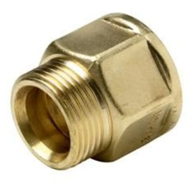 Wavin messing overgangsnippel, 1/2" | 0660202 Wavin messing overgangsnippel, 1/2" | 0660202