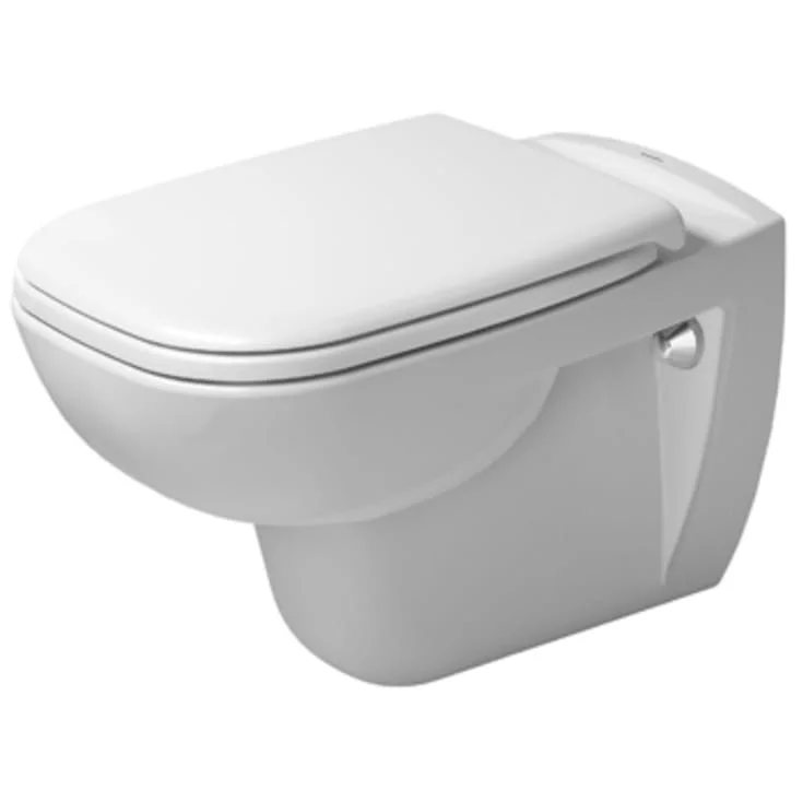 Duravit D-Code vegghengt toalett, antibakteriell, hvit | 25350920992