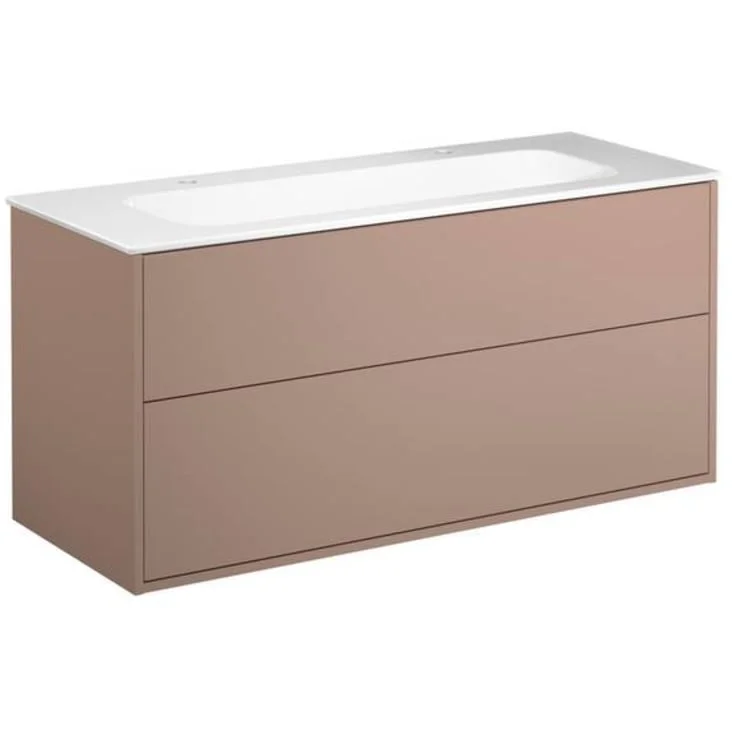 Gustavsberg Artic møbelpakke, 120x47 cm, rosa/hvit | GB71ACVU12T001