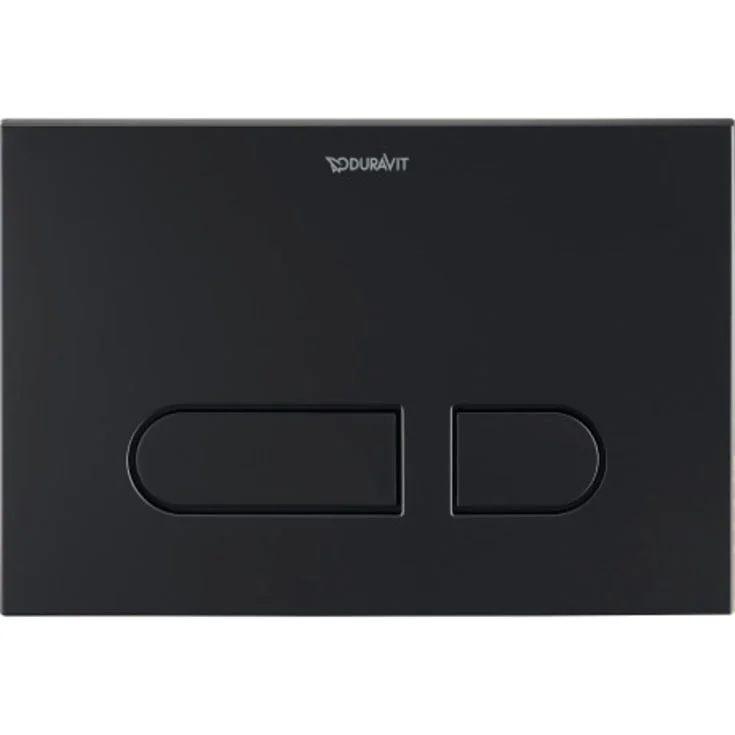 Duravit A1 betjeningsplate, matt sort | WD5001031000 Duravit A1 betjeningsplate, matt sort | WD5001031000