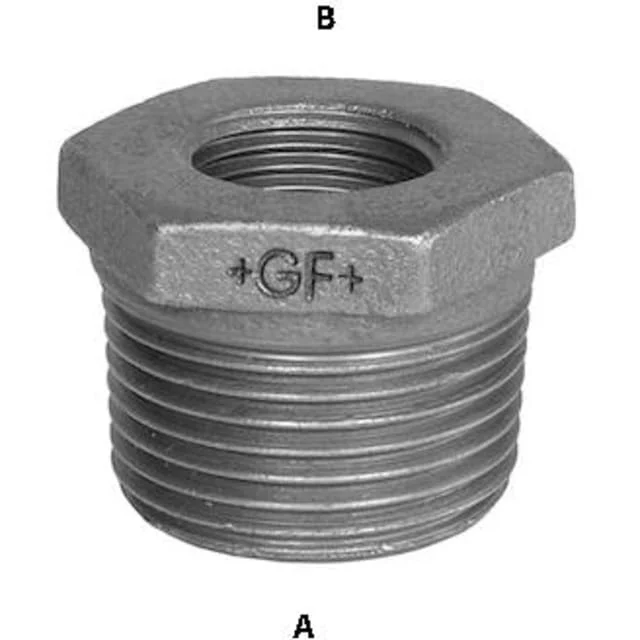 Galvanisert nippelmuffe 1/2" x 1/8" | 770241218