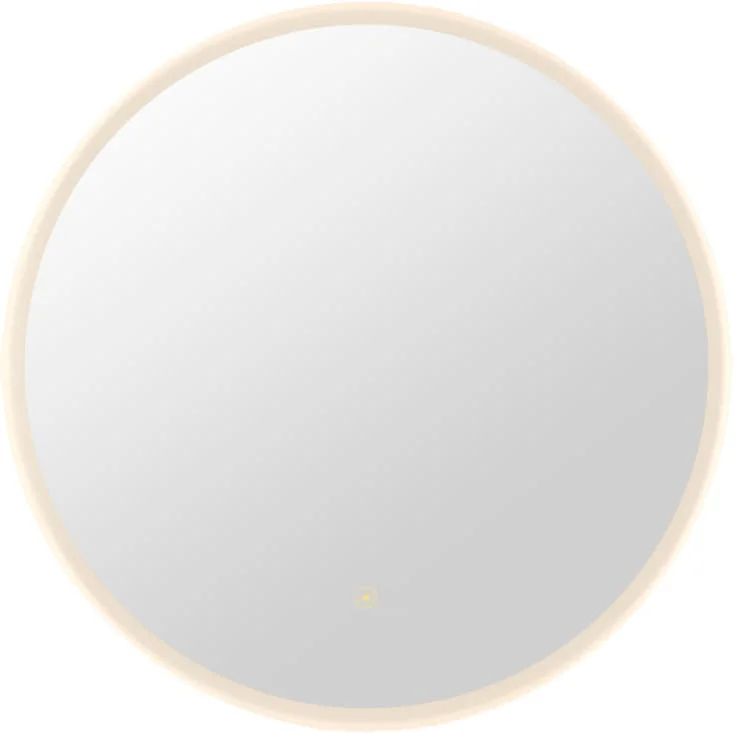 Loevschall Atlas speil med lys, dimbar, Ø60 cm | 3443455552