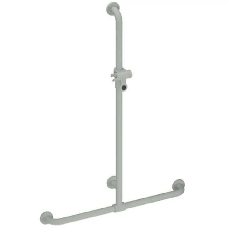 Hewi 801 T støttehåndtak/dusjstang, 118,4x110 cm, grå | 801.35B430 95