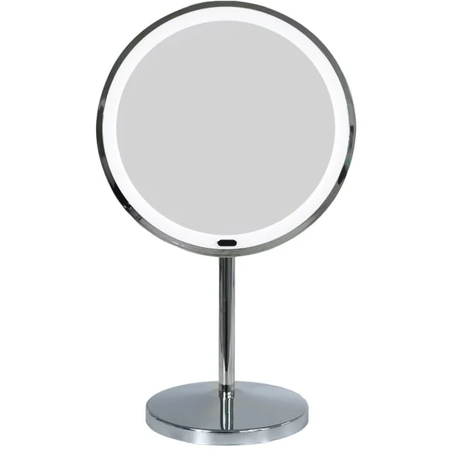 Habo kosmetikkspeil med lys, Ø20 cm, krom | 30091 Habo kosmetikkspeil med lys, Ø20 cm, krom | 30091