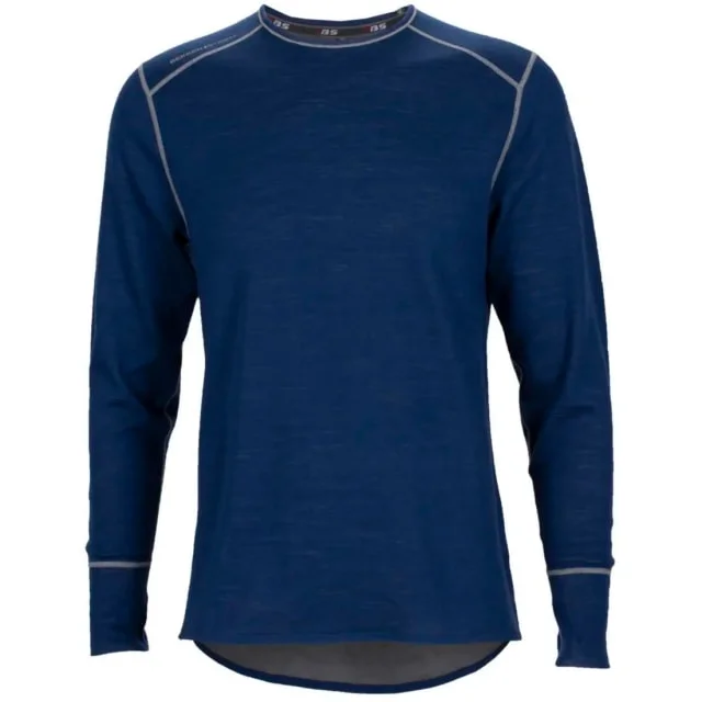 Bekken & Strøm Majavatn 2L merino undertrøye, unisex, str. L, blå | 612617 Bekken & Strøm Majavatn 2L merino undertrøye, unisex, str. L, blå | 612617