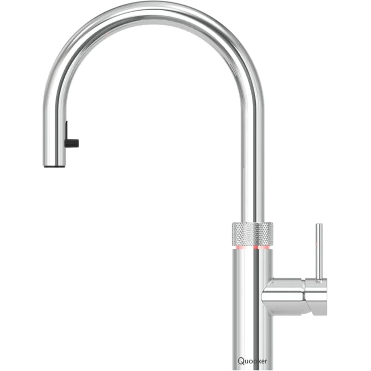 Quooker Flex kjøkkenkran med kokende vann og uttrekkbar tut, krom | Q211310102