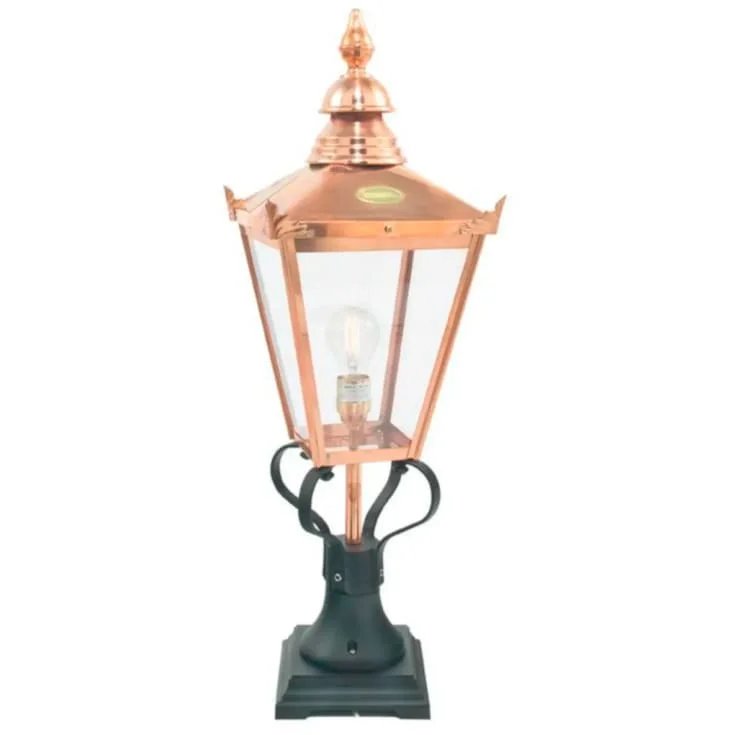 Norlys Chelsea 957 portstolpe, LED max 11W, E27, IP44, kobber | 3185243