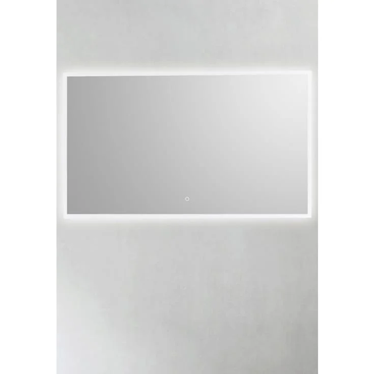 Hafa Square speil med lys, 120x70 cm | 1267228