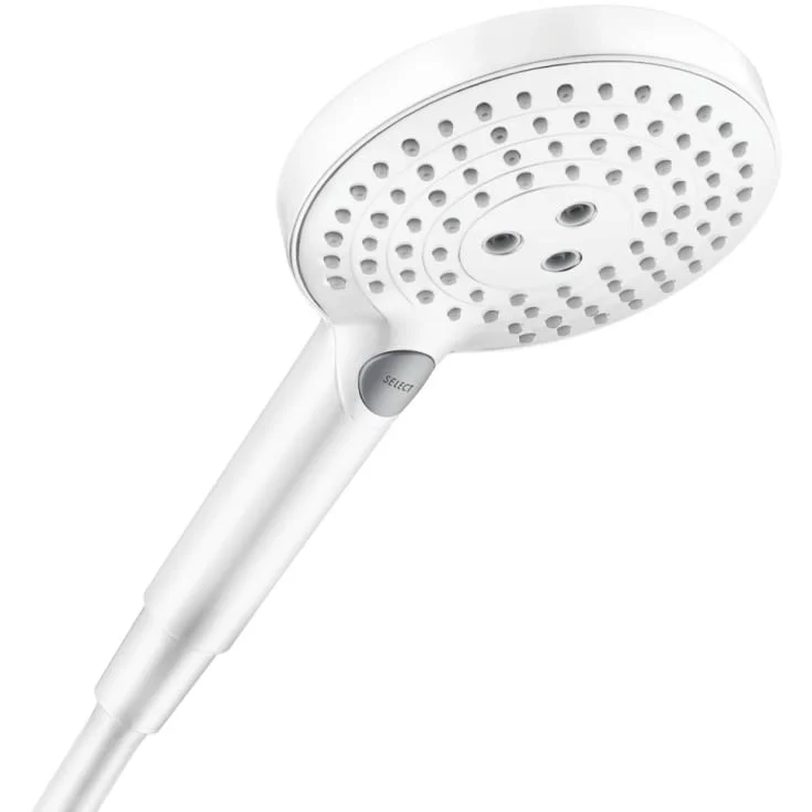 Hansgrohe Raindance Select S 120 hånddusj, vannbesparende, matt hvit | 26531700 Hansgrohe Raindance Select S 120 hånddusj, vannbesparende, matt hvit | 26531700