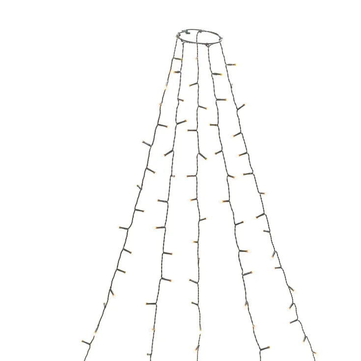 Konstsmide juletrelenke, 150 ravfargede lys, 1,8 meter | 6480-820 Konstsmide juletrelenke, 150 ravfargede lys, 1,8 meter | 6480-820