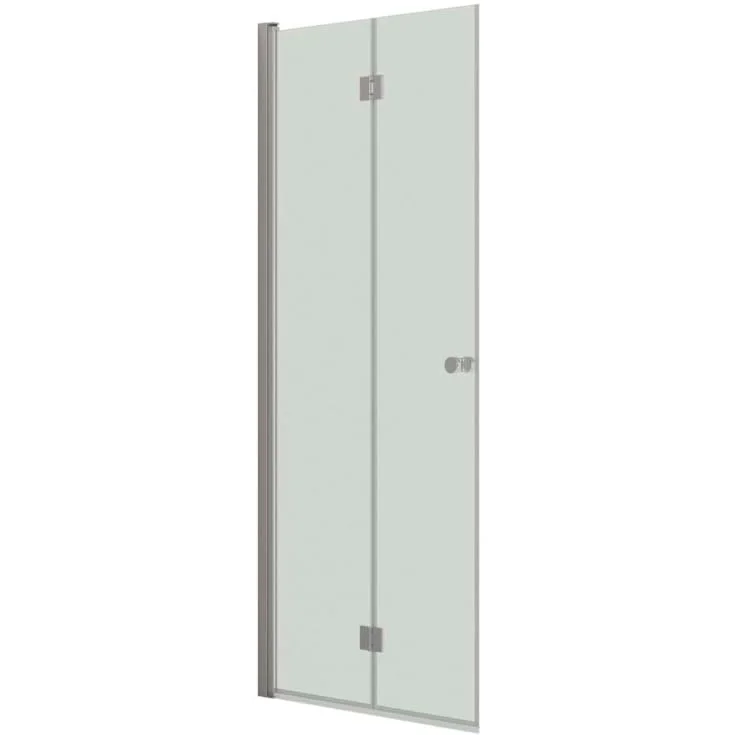Dansani Match dusjdør, modell B, 87 cm, klart glass, satin profil | B91-01