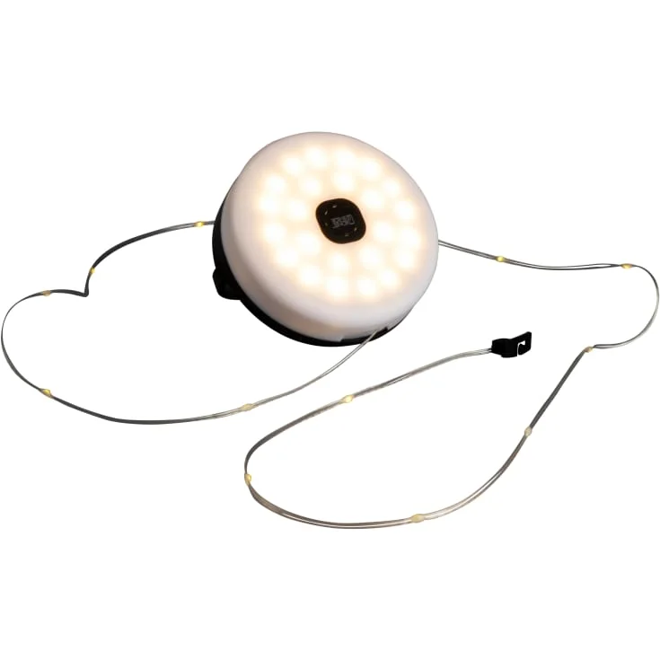 Konstsmide 3-i-1 oppladbar lampe, 50 lys | 3765-100 Konstsmide 3-i-1 oppladbar lampe, 50 lys | 3765-100