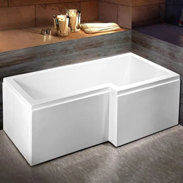 Bathlife Behag badekar, 171×86 cm, høyre, hvit | 40728115 Bathlife Behag badekar, 171×86 cm, høyre, hvit | 40728115