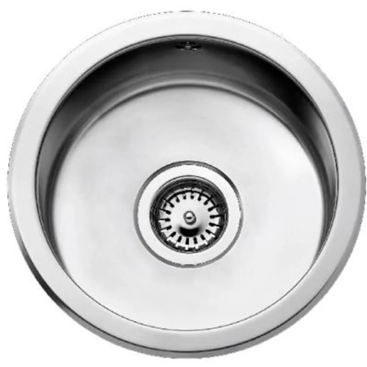 Intra Barents BC313 kjøkkenvask, Ø38 cm, rustfritt stål | 107010311111935 Intra Barents BC313 kjøkkenvask, Ø38 cm, rustfritt stål | 107010311111935