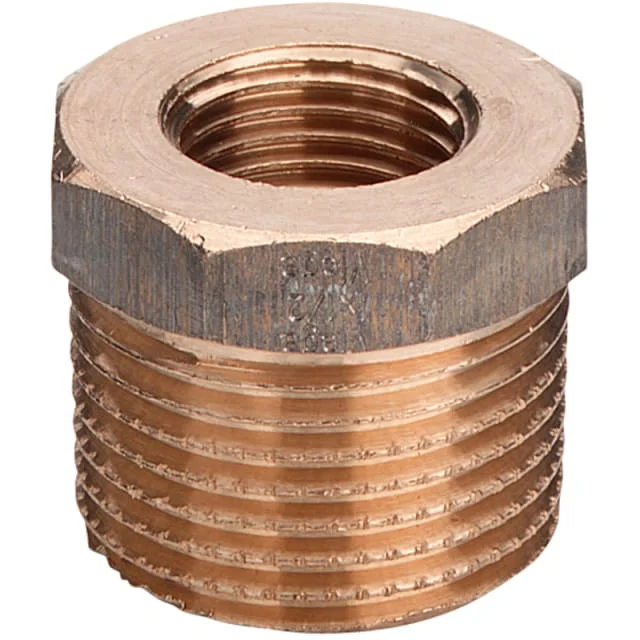 Rødgods nippelmuffe, 2" x 3/4" | 267681