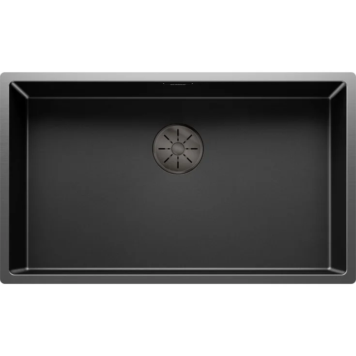 Blanco Claron 700-U UXI kjøkkenvask, 74×44 cm, sort krom | BC-527835 Blanco Claron 700-U UXI kjøkkenvask, 74×44 cm, sort krom | BC-527835