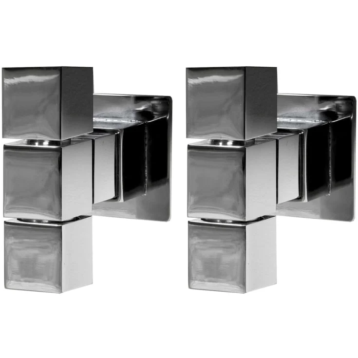 Kriss 4-K ventilsett vinkelløpende, Krom | KV4100C
