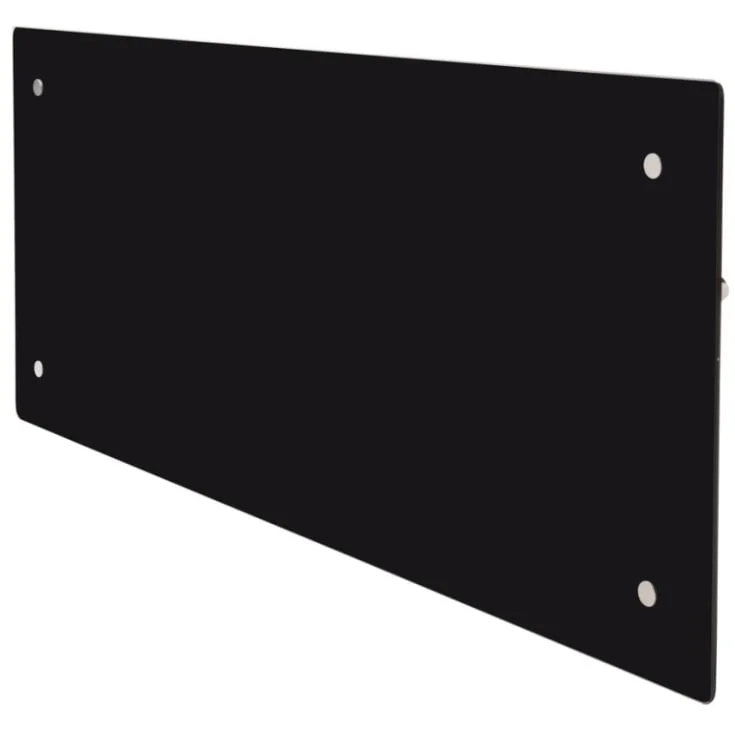 Adax Clea H panelovn med termostat & wifi, 230V, 1000W, sort glass, 12-16 m² | 810244