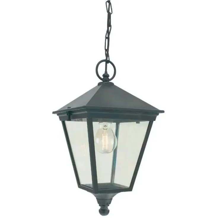 Norlys London taklampe, LED max 9W, klart glass, sort | 3185517