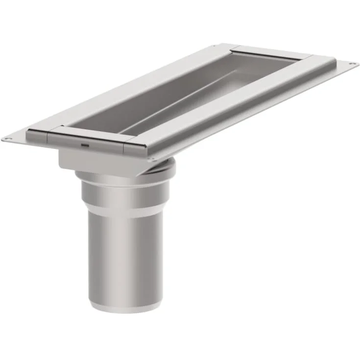 Blücher Waterline avløpsarmatur, for betong og flis, 300 mm | 378.030.056.20