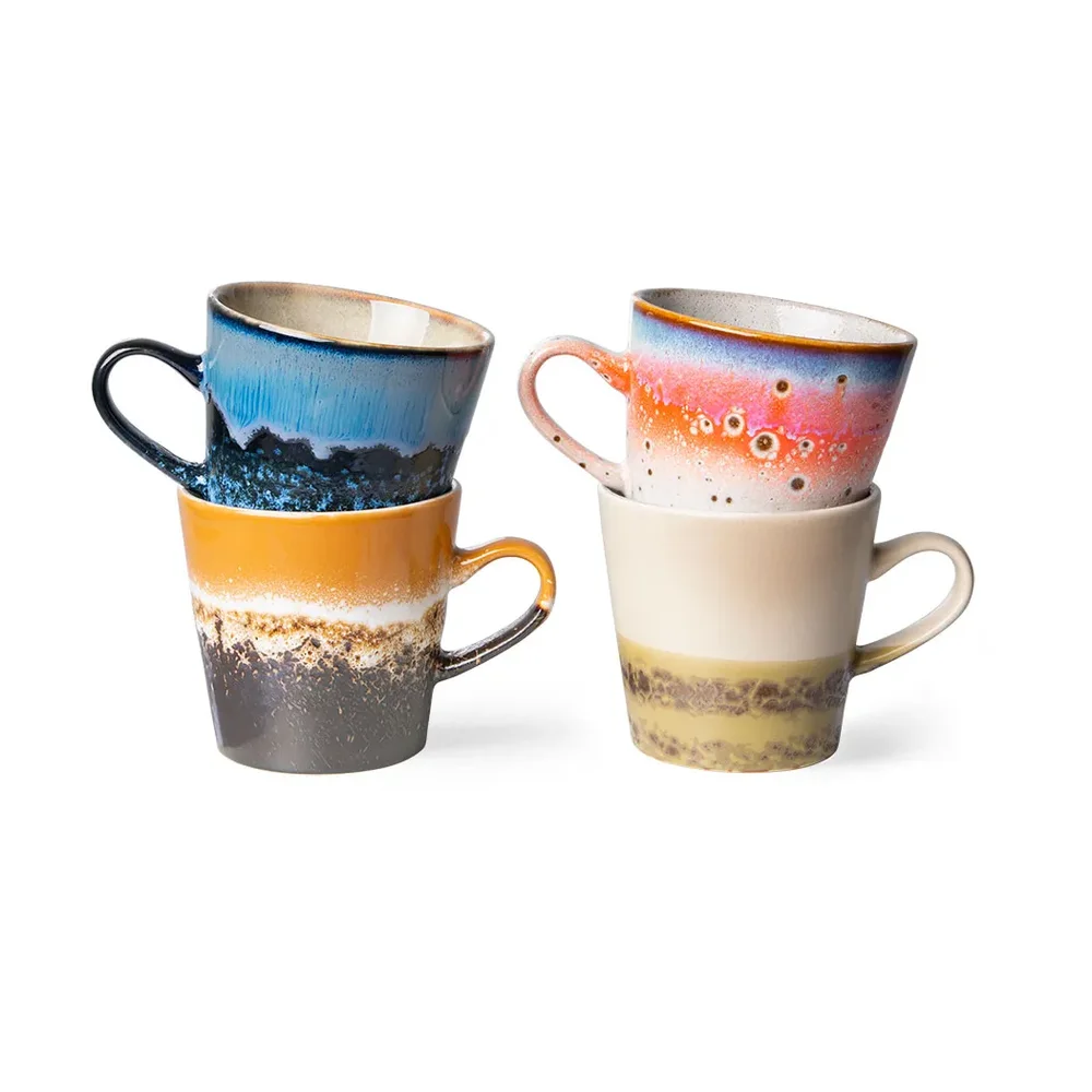 70’s ceramics Americano Krus 4-pakning 26 cl v:8519296 70’s ceramics Americano Krus 4-pakning 26 cl v:8519296