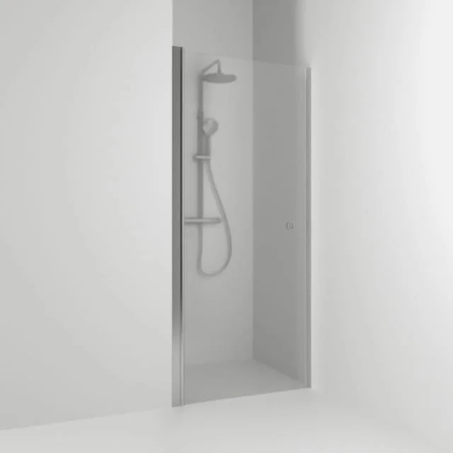 Svedbergs Skoga dusjnisje rett, 70 cm, frostet glass, alu matt profil | 60108370