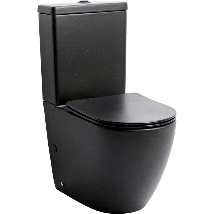 Lavabo Studio toalett, uten spylekant, matt sort | 321111MS