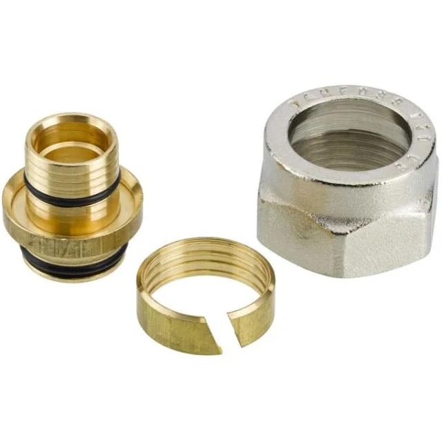 10 stk Danfoss Klemringsfittings til PEX plastrør G 3/4" 18×2,5mm | 013G4159 10 stk Danfoss Klemringsfittings til PEX plastrør G 3/4" 18×2,5mm | 013G4159