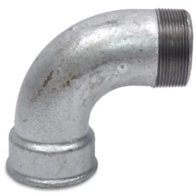 Galvanisert bøyning med muffe/nippel 1/2" - lang | 770001208